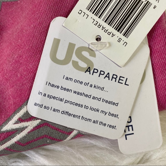 U.S. Apparel NWT Aruba Pink Gray Soft Sweater M ⚓️ - Picture 5 of 9